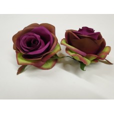 Rožių žiedai. Spalva bordo su violetu